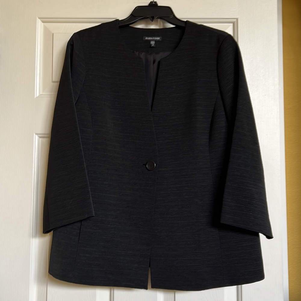 Eileen Fisher Blazer  / coat
( Elegant Textured fabric )